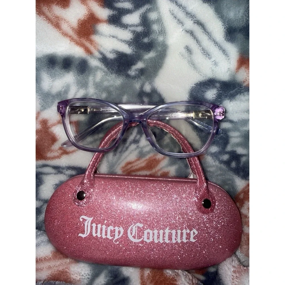 Juicy Couture Kids Eyeglasses Frames JU960 BIS Lilac Blue Purple Fade